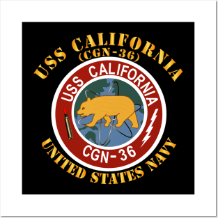 USS California (CGN-36) Posters and Art